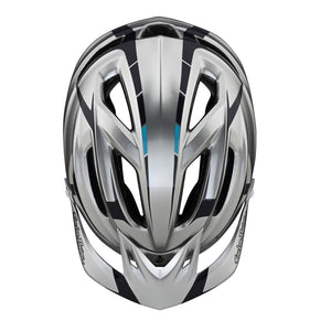 TLD A2 Helmet Sliver Silver/Burgundy