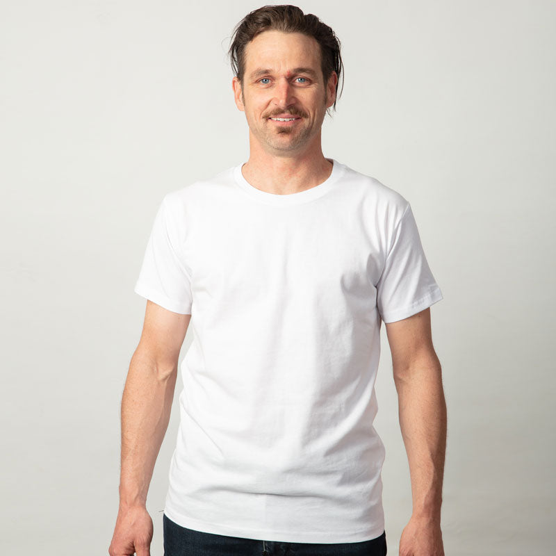 Mens Organic cotton T Shirt - White