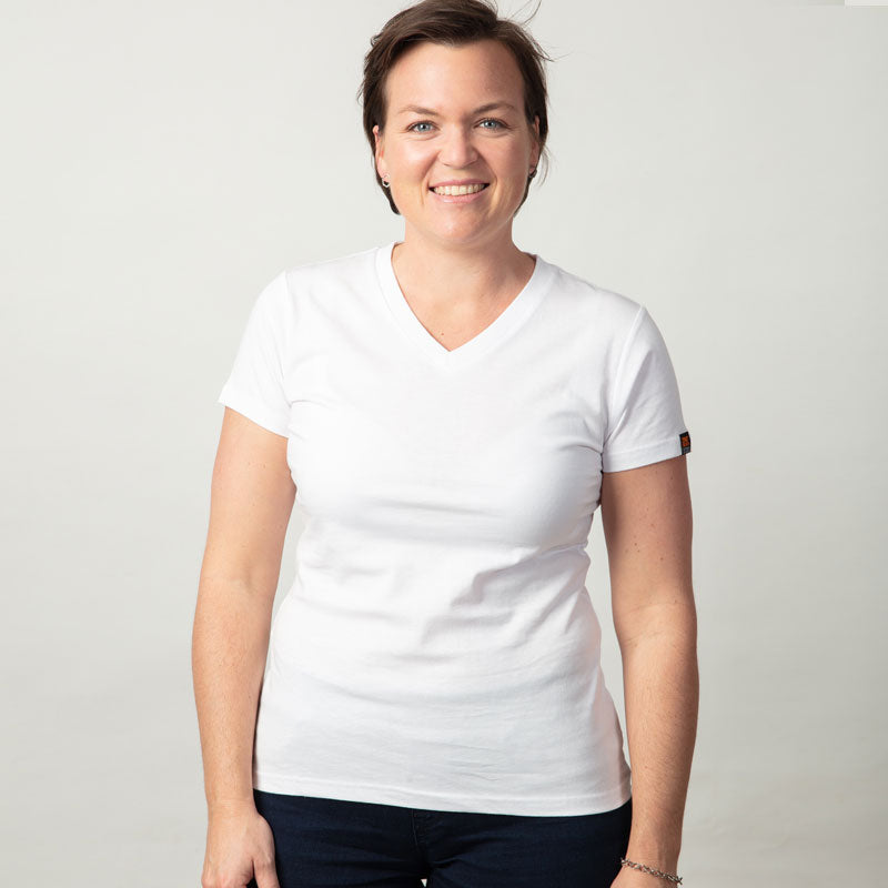Womens Organic cotton T Shirt - White